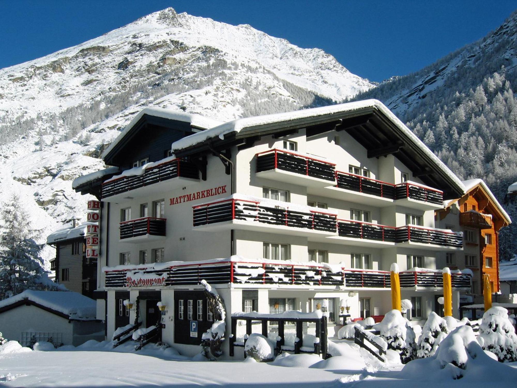 Hotel Restaurant Mattmarkblick Saas-Almagell Εξωτερικό φωτογραφία