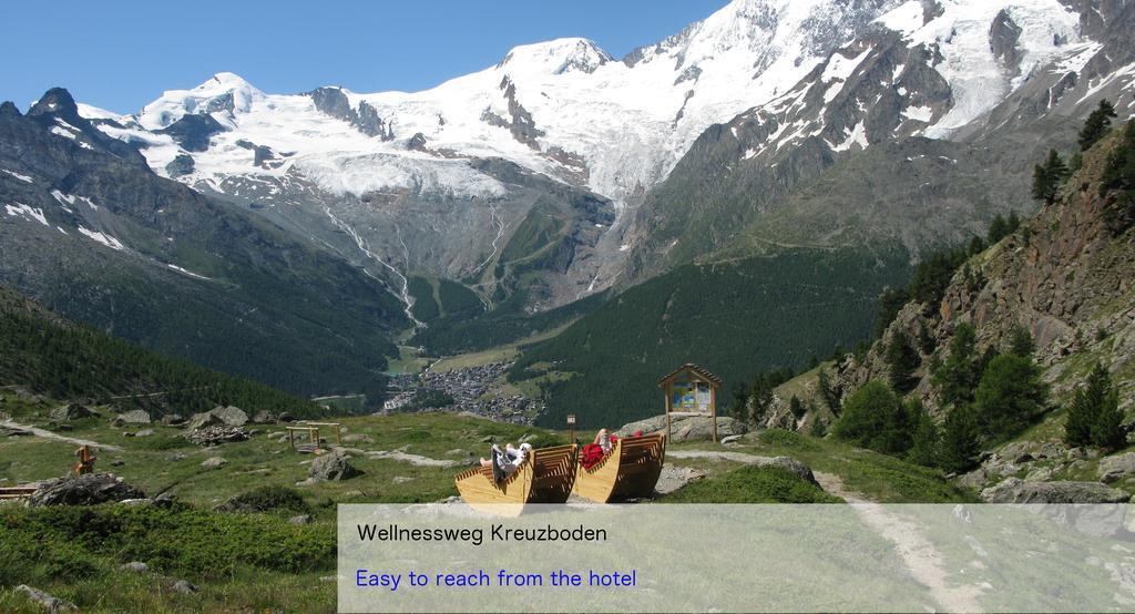 Hotel Restaurant Mattmarkblick Saas-Almagell Εξωτερικό φωτογραφία