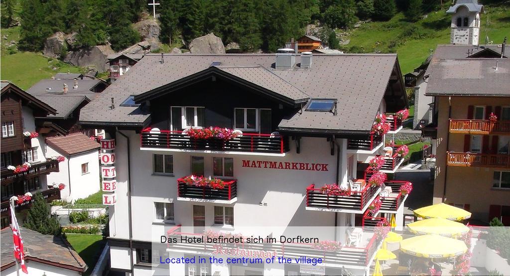 Hotel Restaurant Mattmarkblick Saas-Almagell Εξωτερικό φωτογραφία